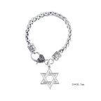 Cubaanse armband met de symbolische Joodse <span data-glossary-id="star-of-david">Davidster</span>