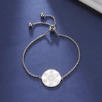 Bracelet Cube de Métatron de Protection argent