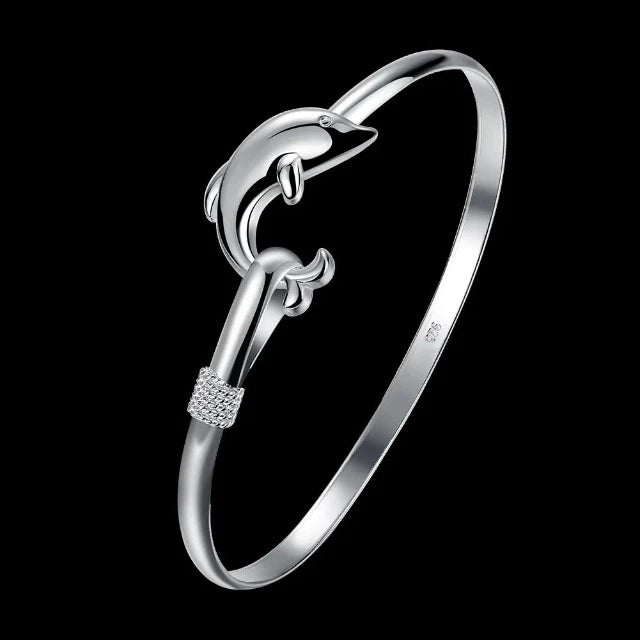 Bracciale Delfino in Argento per Donna