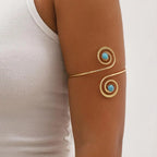 Armband för överarm och bicepssmycke för kvinnor - Elegant armkedjeprydnad