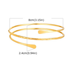 Bracelet de bras pour femme - chaîne de biceps fine