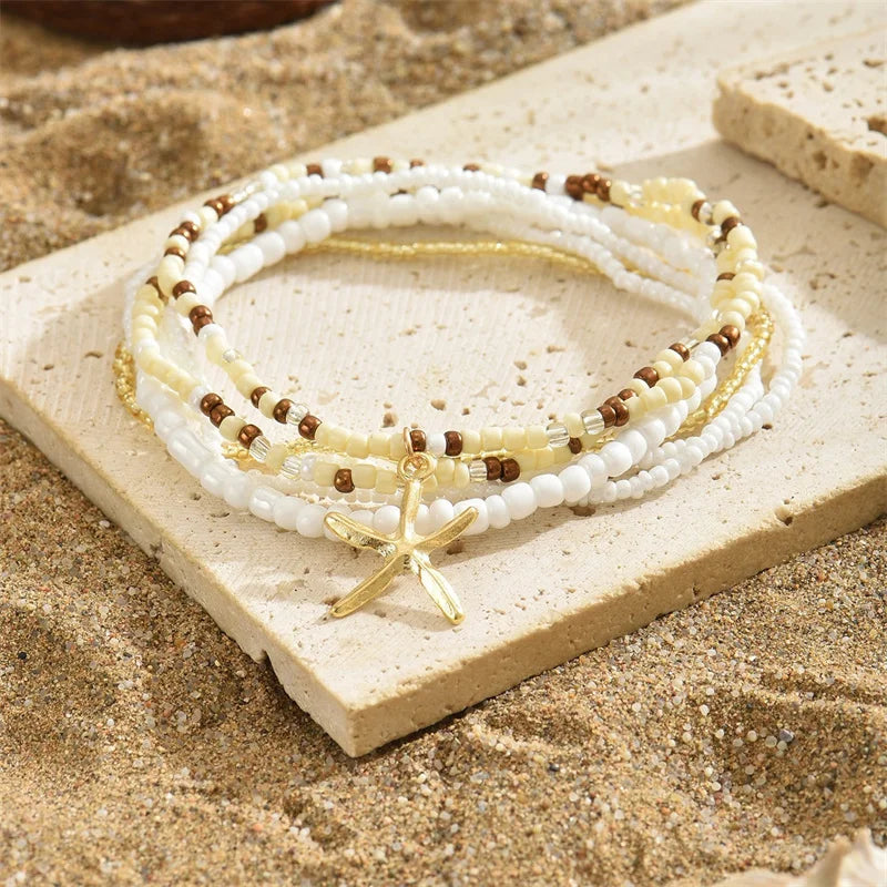Bracelet de Cheville avec Joli Coquillage 3