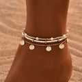 Bracelet de Cheville avec Perles coquillages