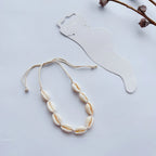 Bracelet de cheville coquillage Cauri pour femme