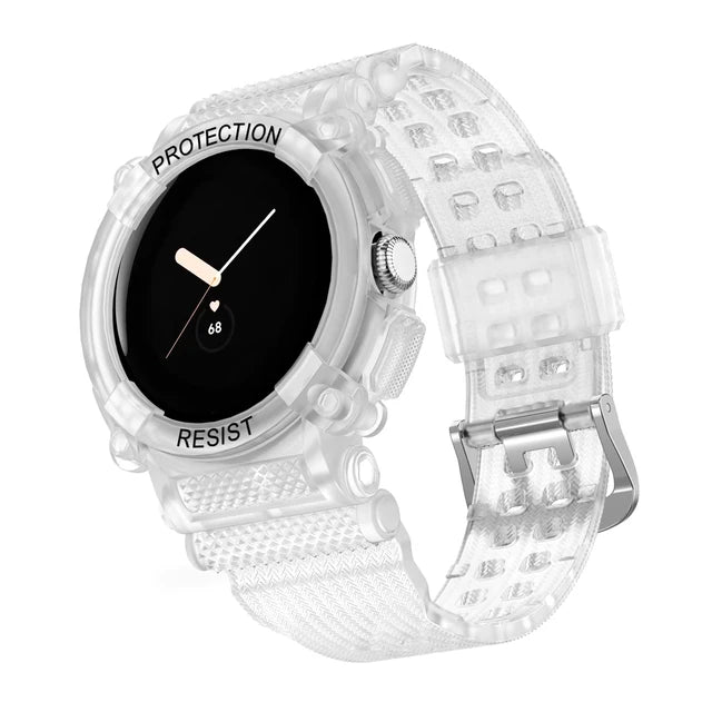 Robustes Schutzarmband Smartwatch Google Pixel Watch 1 & 2 weiß