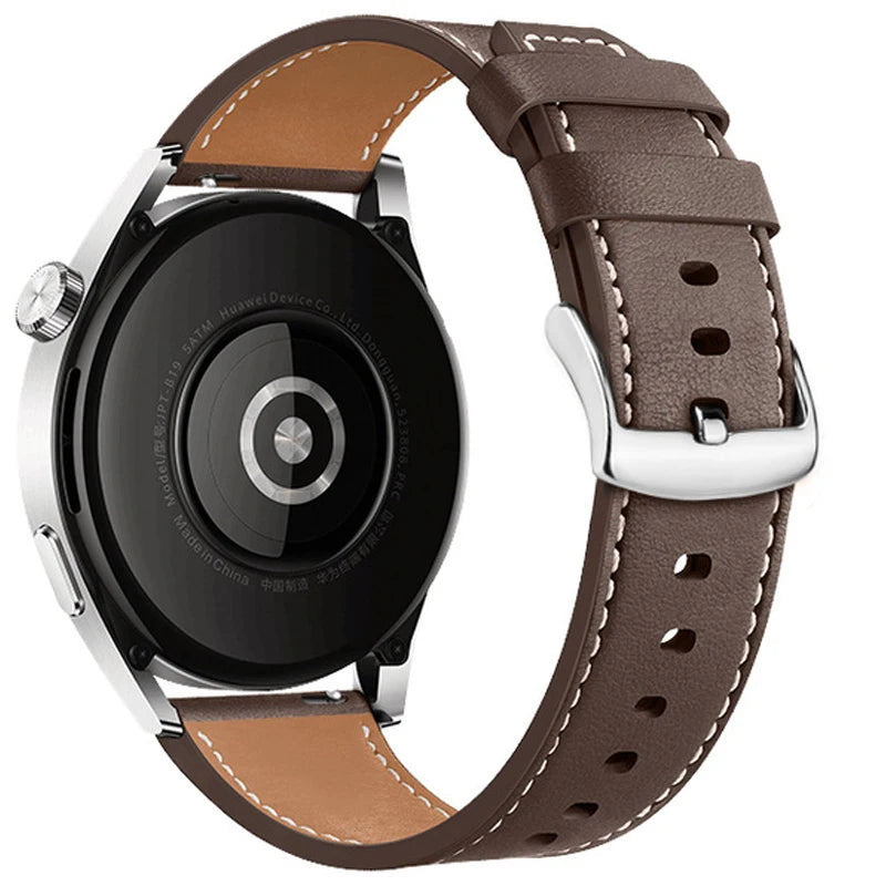 Bracelet de remplacement en cuir pour Google Pixel Watch 1, 2, 3, 4, 41mm, 45mm marron