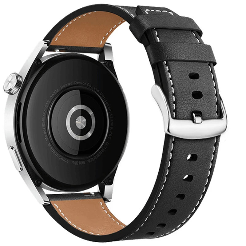 Bracelet de remplacement en cuir pour Google Pixel Watch 1, 2, 3, 4, 41mm, 45mm noir