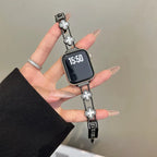 Apple Watch asendusrihm - must ristikujundus