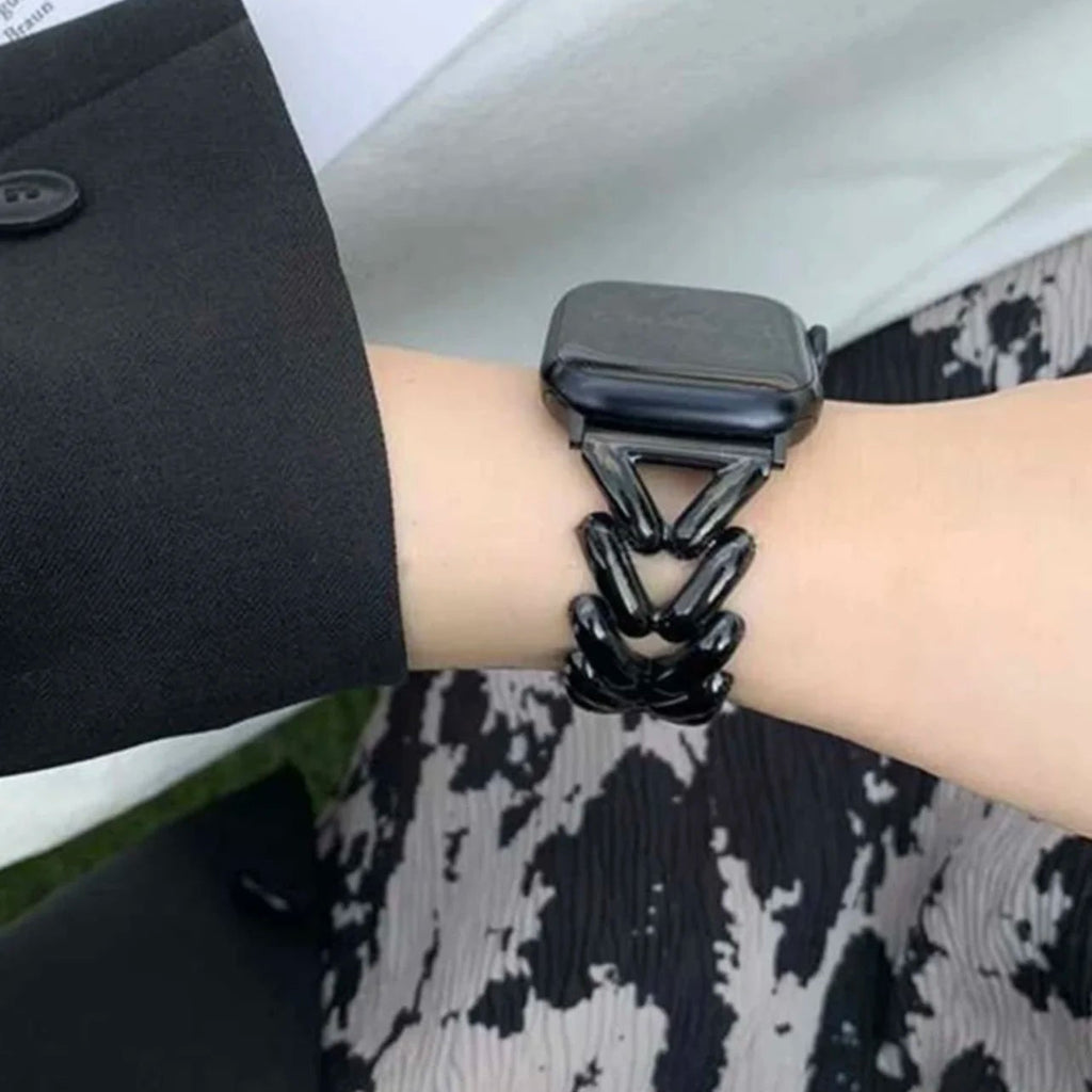 Cinturino di ricambio per Apple Watch in acciaio nero