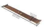 Replacement stainless steel Apple Watch band - for women 