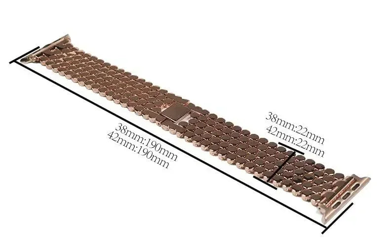 Replacement stainless steel Apple Watch band - for women 
