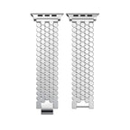 Replacement stainless steel Apple Watch band - for women silver