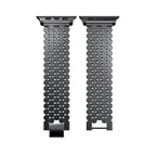 Replacement stainless steel Apple Watch band - for women black