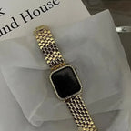 Replacement stainless steel Apple Watch band - for women gold