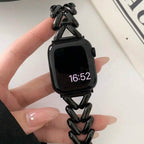 Cinturino di ricambio per Apple Watch in acciaio nero