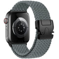 Ersatzarmband für Apple Watch aus grauem Fallschirmseil