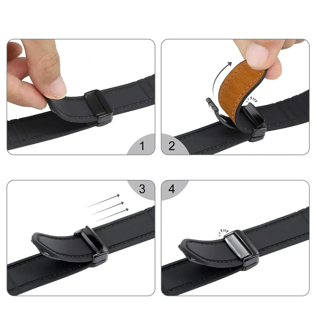 Erstatningsrem til Apple Watch i læder 