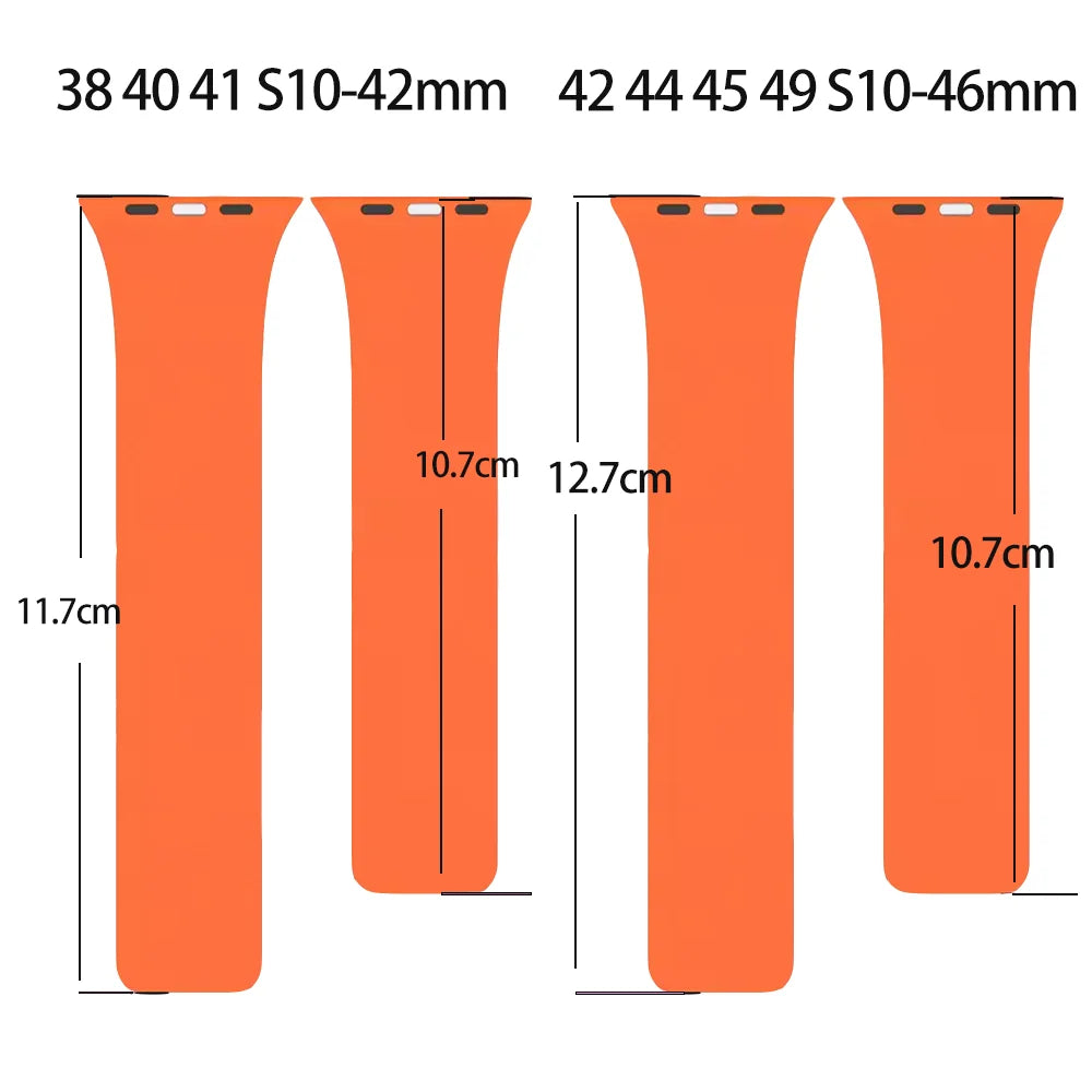 Cinturino di ricambio per Apple Watch in silicone magnetico 