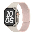 Cinturino di ricambio per Apple Watch in silicone magnetico bianco rosa