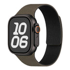 Cinturino di ricambio per Apple Watch in silicone magnetico marrone nero