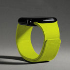 Cinturino di ricambio per Apple Watch in silicone magnetico giallo fluo