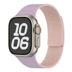 Cinturino di ricambio per Apple Watch in silicone magnetico viola rosa