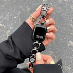 Csere szíj Apple Watch női változathoz fekete színben