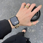 Csere szíj Apple Watch női változathoz arany színben
