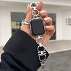 Csere szíj Apple Watch női változathoz ezüst színben