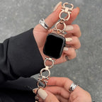 Csere szíj Apple Watch női változathoz rózsaarany színben