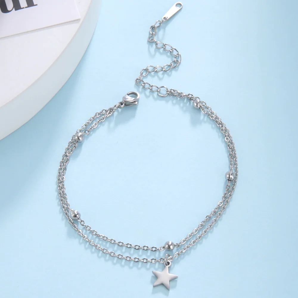 Doppelarmband mit Stern