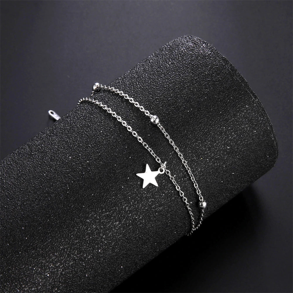 Doppelarmband mit Stern