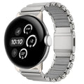 Pulsera de acero inoxidable para Google Pixel Watch 3, 4, 45mm plata