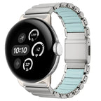 Pulsera de acero inoxidable para Google Pixel Watch 3, 4, 45mm 