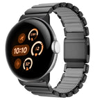 Pulsera de acero inoxidable para Google Pixel Watch 3, 4, 45mm negra y gris
