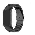 Jeklen trak za uro Fitbit Charge 5, Charge 6 črne barve