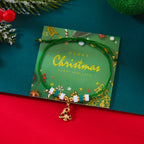 Bracciale in Corda con Ciondolo di Natale albero verde