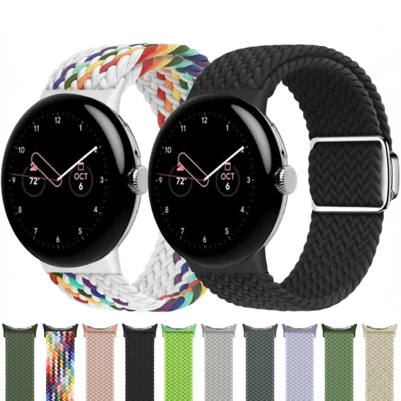 Pulseira em Corda de Nylon Smartwatch Google Pixel Watch 41mm 