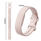 Pink silicone strap for Google Fitbit Air watch