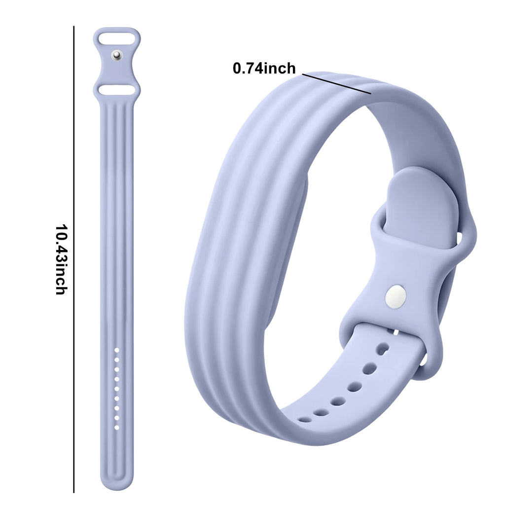 Blue silicone strap for Google Fitbit Air watch
