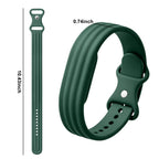 Green silicone strap for Google Fitbit Air watch
