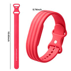Fuchsia silicone strap for Google Fitbit Air watch