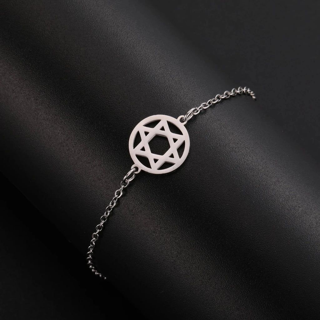 Bracciale Stella di David argento