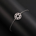 Bracciale Stella di David argento