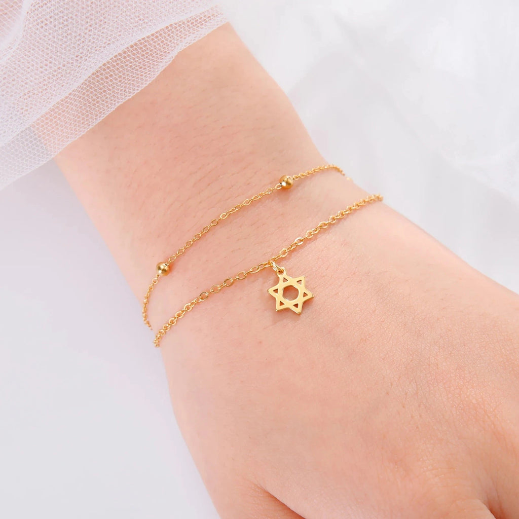Bracciale Stella di David oro