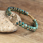 Bracelet Femme Pierre Naturelle Violet Arbre de Vie