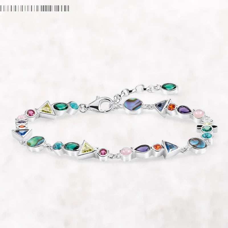Armband mit farbigen Edelsteinen - Exception®