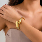 Bracelet Gourmette Goutte d'Eau or