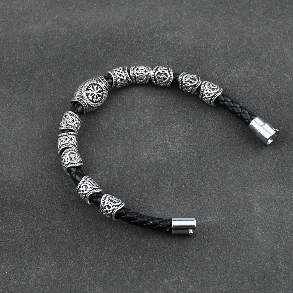 Men's Viking Nordic Runes Bracelet 