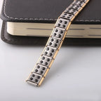 Bracciale Magnetico Uomo Anti-Stress oro e argento